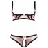 Cottelli - Striped Push-up Set 