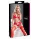 Cottelli - Heart Open Bust Set (Red) 