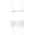 Cottelli - Lace Corset Lift Set (White) 