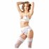 Cottelli - Lace Corset Lift Set (White)  - 80B/M