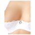 Cottelli - Lace Corset Lift Set (White)  - 80B/M