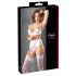 Cottelli - Lace Corset Lift Set (White)  - 80C/M