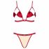 Obsessive Rubinesa - piquant lingerie set (red)