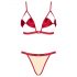 Obsessive Rubinesa - piquant lingerie set (red)