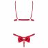 Obsessive Rubinesa - piquant lingerie set (red)