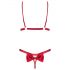 Obsessive Rubinesa - piquant lingerie set (red)