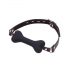 Ida Leather - Bone-Shaped Mouth Gag (Black)