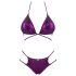 Obsessive Balitta - Shiny Halter Neck Bikini (Purple) 