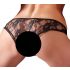 Cottelli - Open Hip Panty (Black)