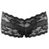 Cottelli - Spicy Lace French Panties (Black) 