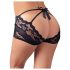 Cottelli - Spicy Lace French Panties (Black)  - L