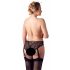 Cottelli Plus Size - Lace Garter Panties (Black) 