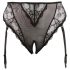 Cottelli Plus Size - Lace Garter Belt Panty (Black) - XXXXL