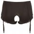 Cottelli Plus Size - Garter Belt Open Panty (Black)