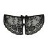 Cottelli - Lace Bow Open Panty (Black)