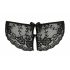 Cottelli - Lace Bow Open Panties (Black) 