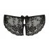 Cottelli - Lace Bow Open Panties (Black) 