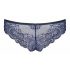 Obsessive Auroria - Bow-embroidered Women's Panties (Blue)  - L/XL