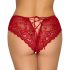 Cottelli - Open Lace Panty (Red) - M