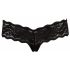 Cottelli - Pearl Lace Thong (Black)  - M