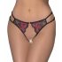 Cottelli - Rose Lace Open Panties (Red-Black) - S-L 