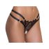 Cottelli - Luxury Open Ring Thong (Black)