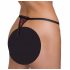 Cottelli - Luxury Rose Pearled Thong (Red-Black) 