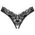 Obsessive Donna Dream - lace open thong (black)