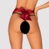 Obsessive Tienesy - Bow Thong (Black-Red) 