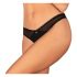 Obsessive Latinesa - open thong (black) 