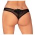 Obsessive Latinesa - open thong (black) 