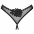 Obsessive Latinesa - open thong (black) 