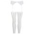 NO:XQSE - Lace Garter Set - White 