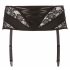 Cottelli Plus Size - Lace Corset Garter Belt (Black)  - 3XL