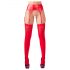 NO:XQSE - Glossy Garter Set (Red) 