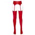 NO:XQSE - Glossy Garter Set (Red) 