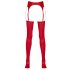 NO:XQSE - Glossy Garter Set (Red) 