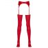 NO:XQSE - Glossy Garter Set (Red) 