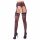 NO:XQSE - striped stockings with garter belt (black) 