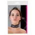 Cottelli - Pearl & Rhinestone Lace Collar (Black)