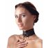 Cottelli - Wide Lace Choker (Black) 