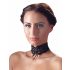 Cottelli - Wide Lace Choker (Black) 