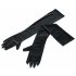 Cottelli - Long, Shiny Gloves (Black) 