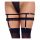 Cottelli - Decorative Garter Belt (Black) 