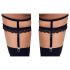 Cottelli - Decorative Garter Belt (Black) 