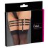 Cottelli - Leather-Look Thigh Garter (Black)