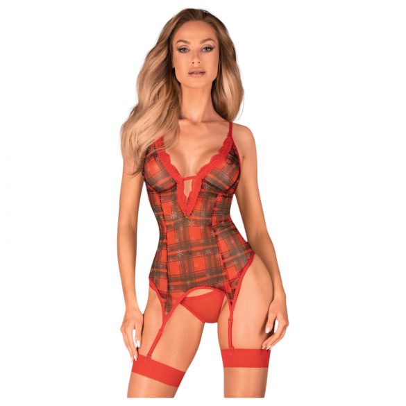 Obsessive Jollymore - Christmas lingerie set - M/L