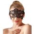 Cottelli - Embroidered Lace-Effect Eye Mask (Black) 