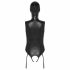 Bad Kitty - Open Cup Bodysuit with Hood (Black) 