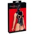 Bad Kitty - Open Cup Bodysuit with Hood (Black)  - L